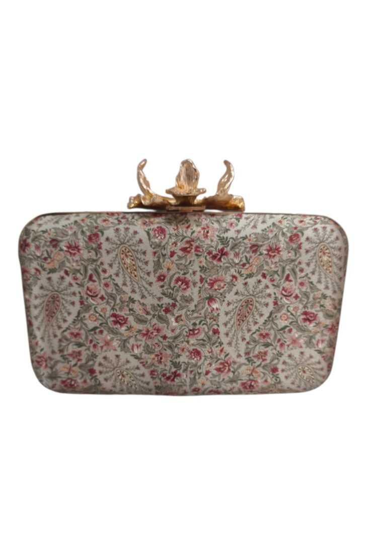 Clutch Flor Garra Ramillete Multi