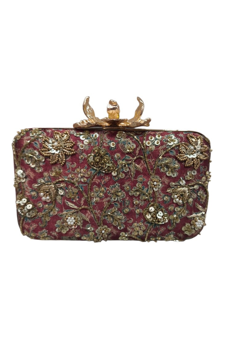 Clutch Flor Garra Ramillete Caldera