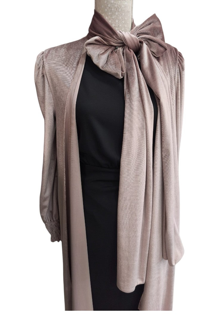 Kaftan Terciopelo Fular Nude