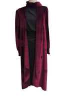 Kaftan Terciopelo Fular Granate