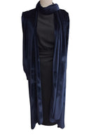 Kaftan Terciopelo Fular Marino