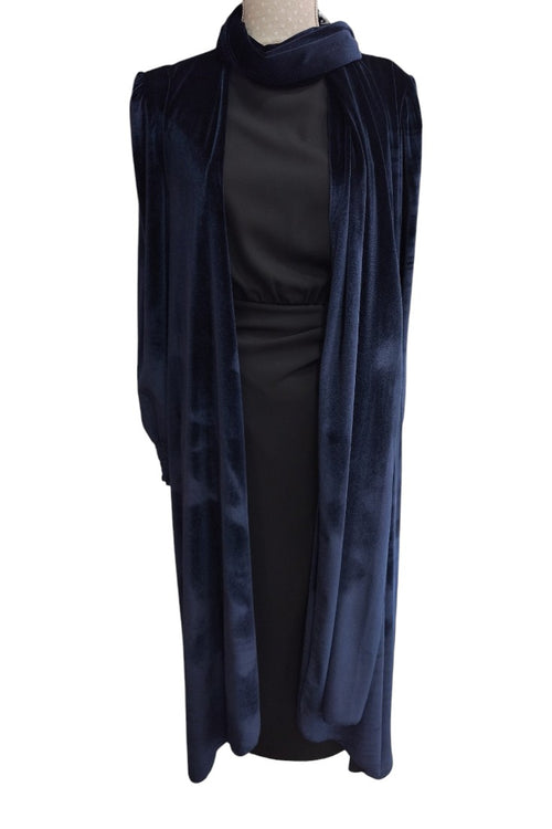 Kaftan Terciopelo Fular Marino