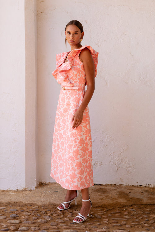 Vestido Giorgia Coral