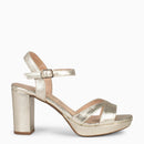 Sandalia Paris Platino