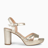 Sandalia Paris Platino