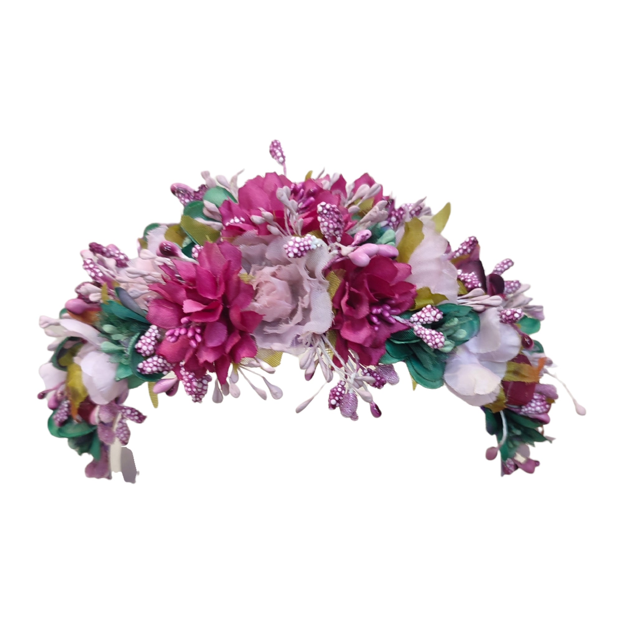 Diadema Thalia Buganvilla y Verde