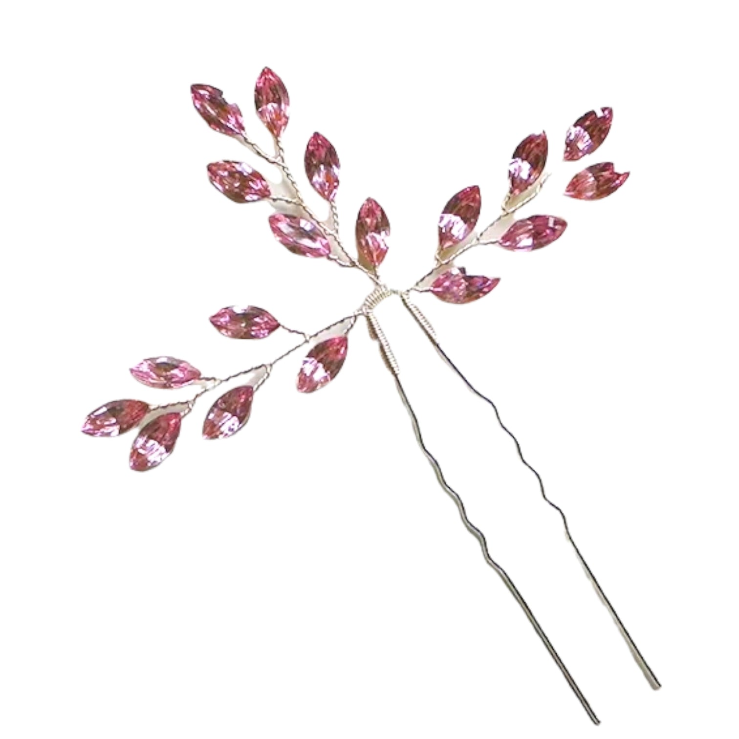 Horquilla Unuk Cristal Rosa