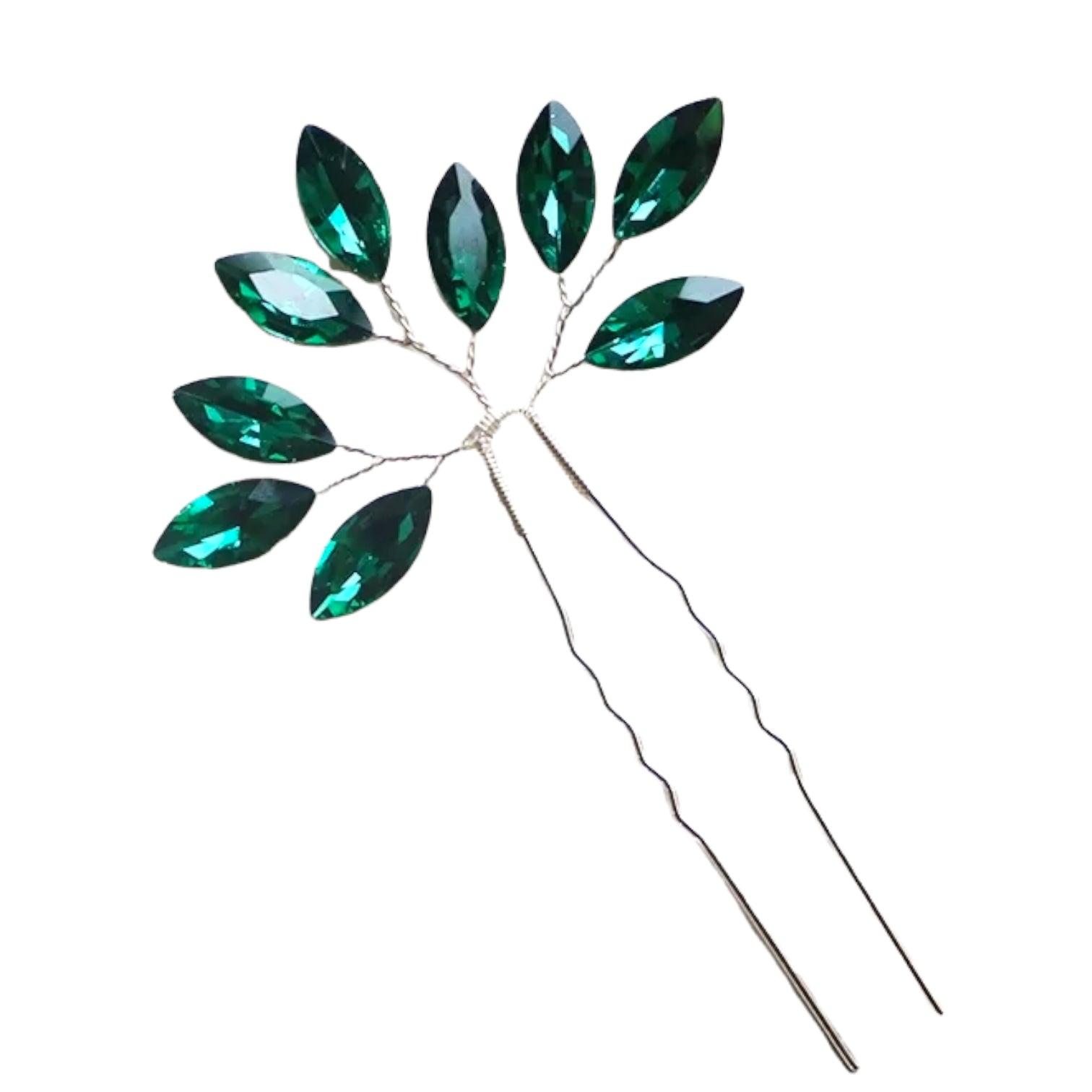 Horquilla Unuk Cristal Verde