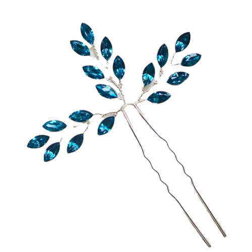 Horquilla Unuk Cristal Azul