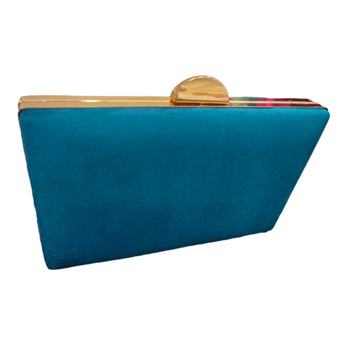 Clutch Turín Azul Pato