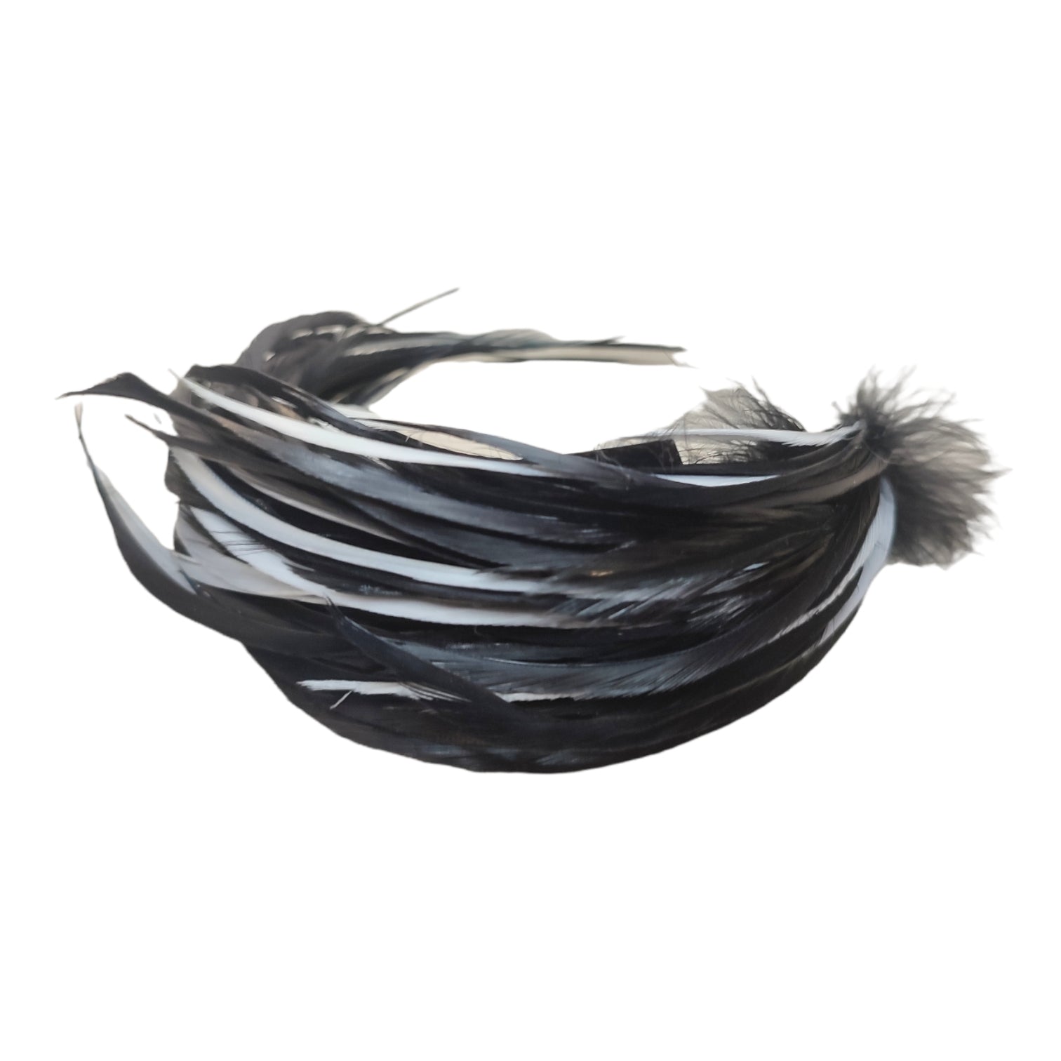Diadema Violeta Negra/Plata