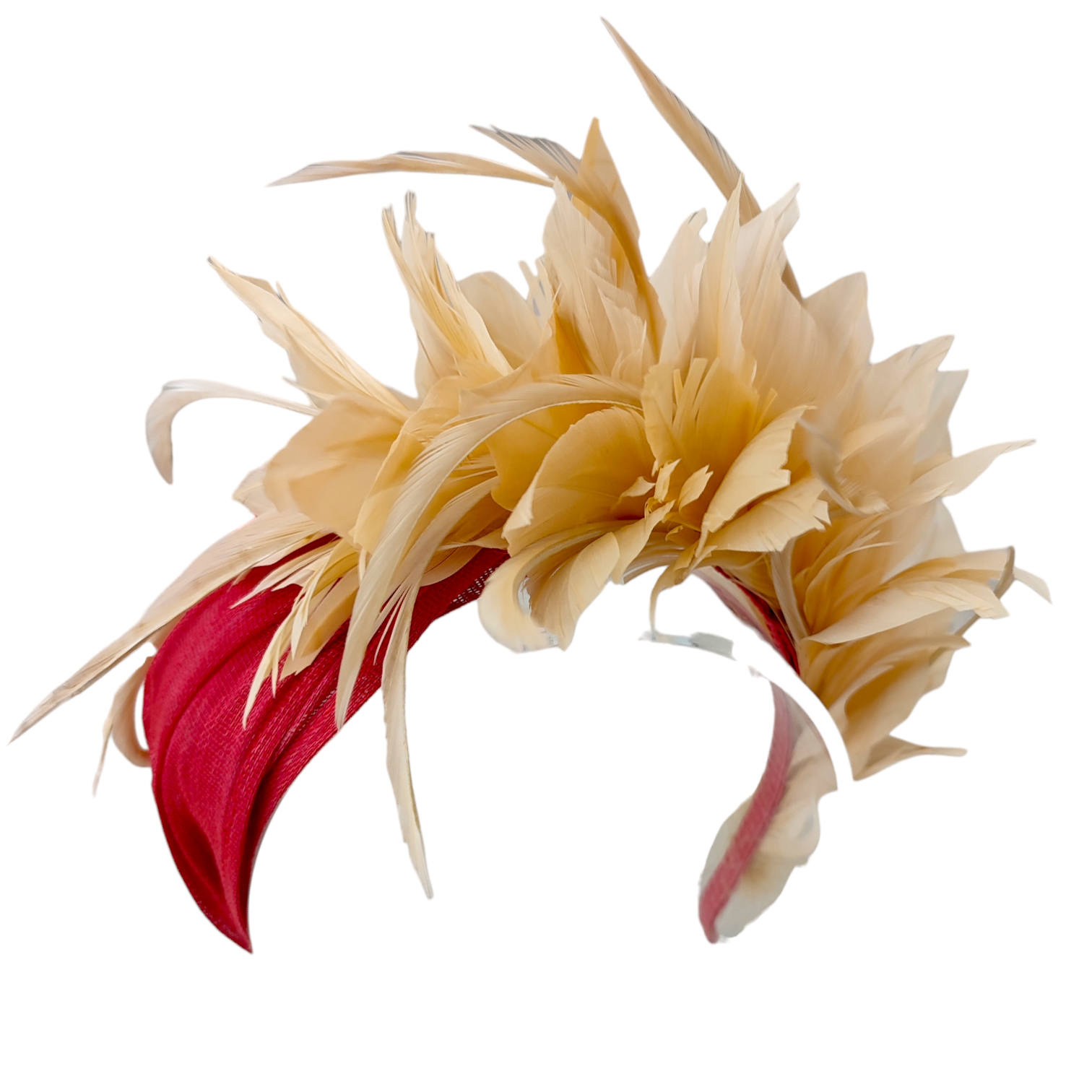 Diadema Tressa Roja & Dorada