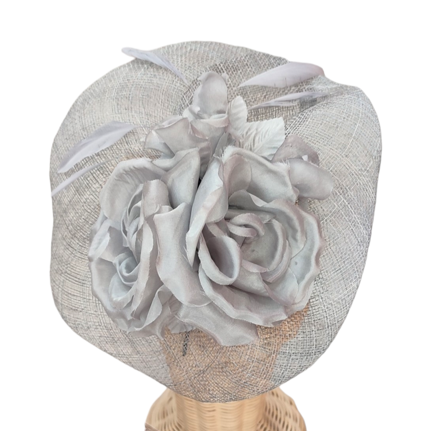 Tocado Damaris Gris Plata