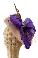 Tocado Alicia Morado