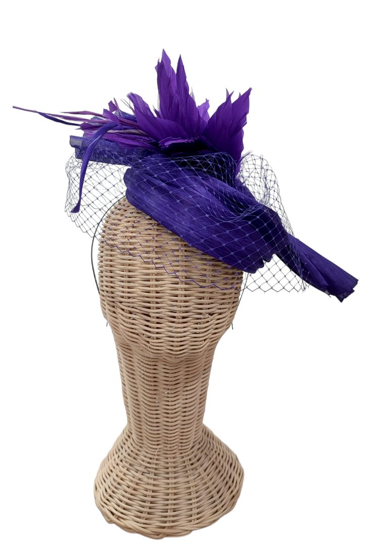 Tocado Habana Morado