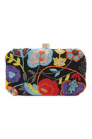 Clutch Blomster Negro