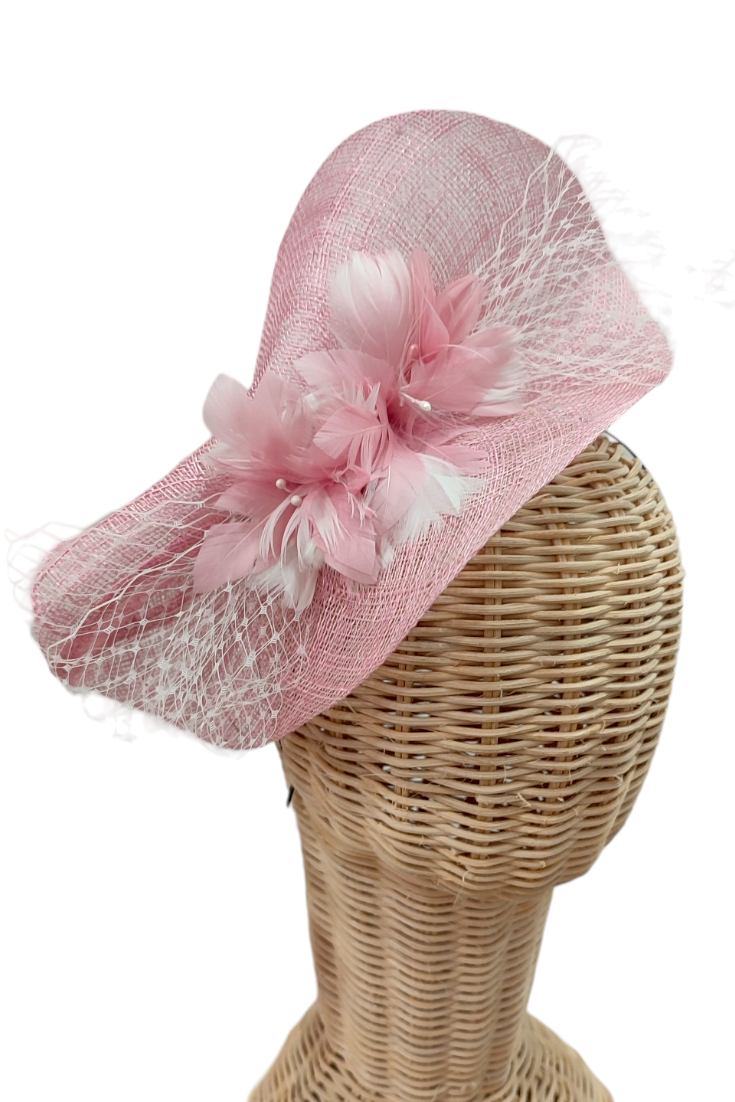 Tocado Ellen Rosa