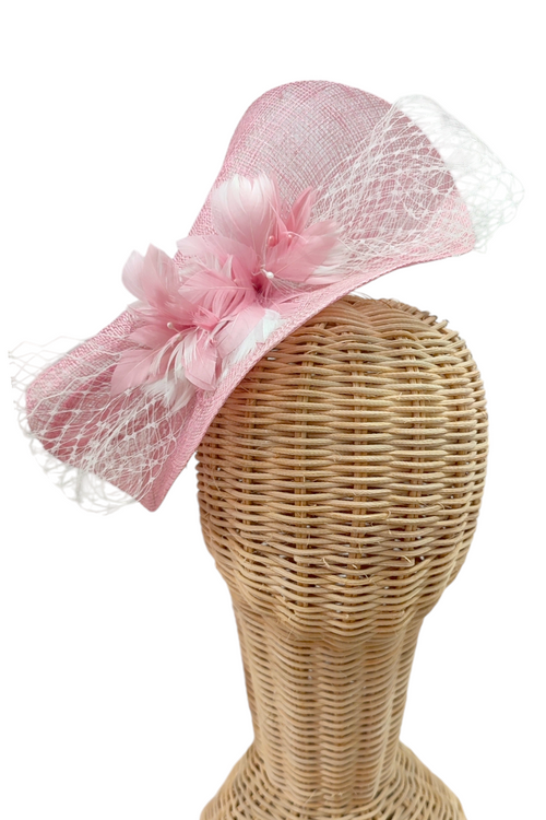 Tocado Ellen Rosa