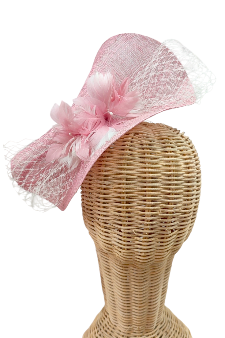 Tocado Ellen Rosa