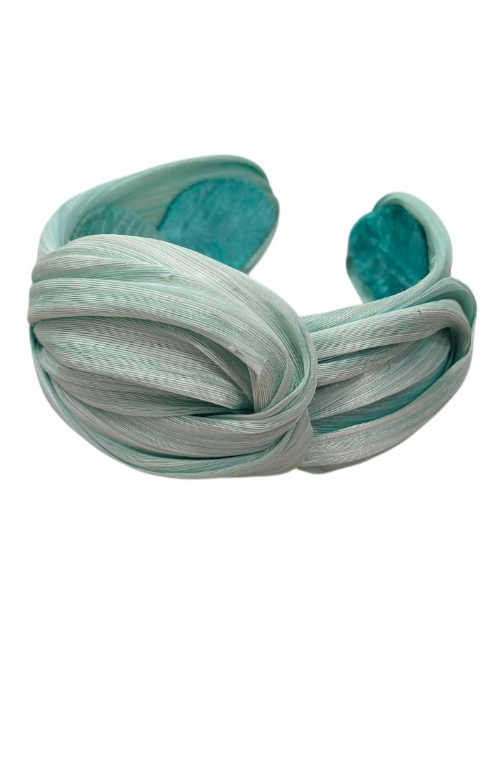 Diadema Azalea Verde Agua