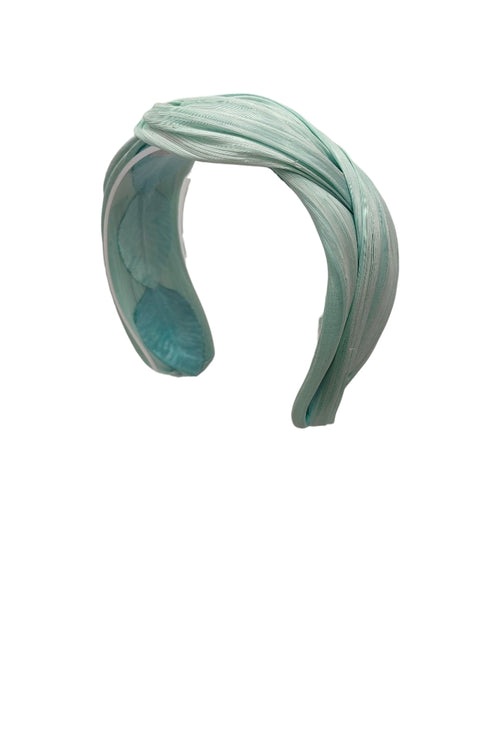 Diadema Azalea Verde Agua