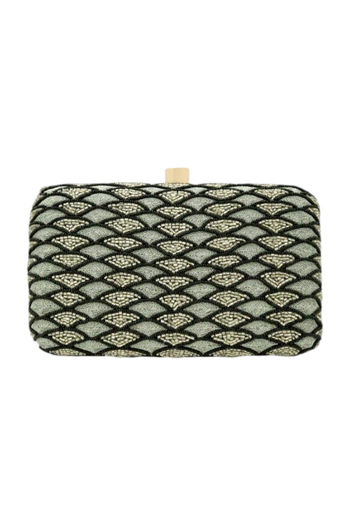 Clutch Kerla Negro y Gris