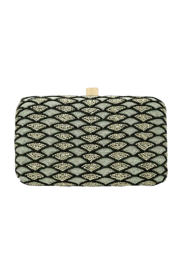 Clutch Kerla Negro y Gris