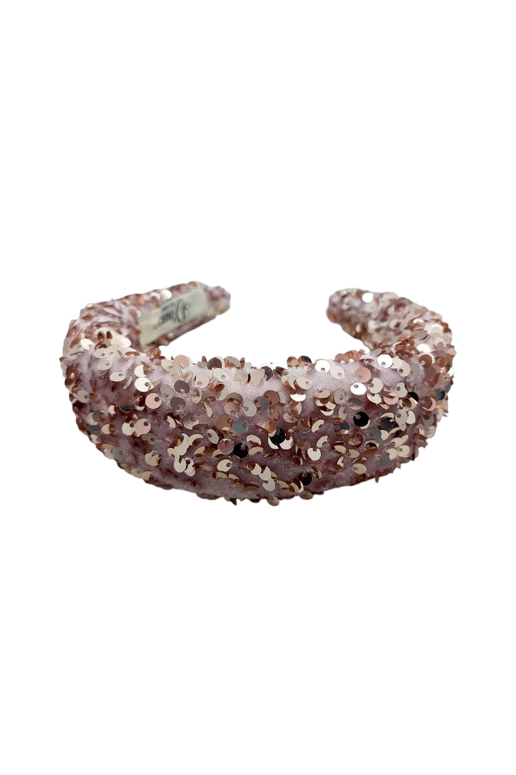 Diadema Lentejuelas Rosa
