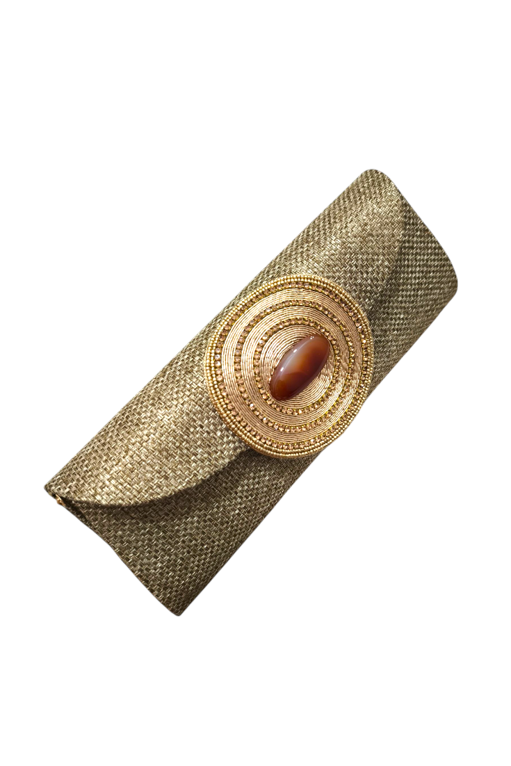 Cartera Bruselas Dorada