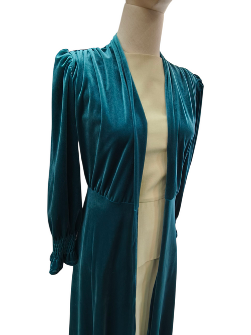 Kaftan Terciopelo Azul