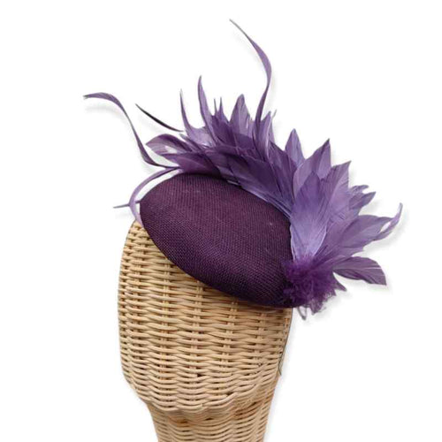 Tocado Zandra Morado