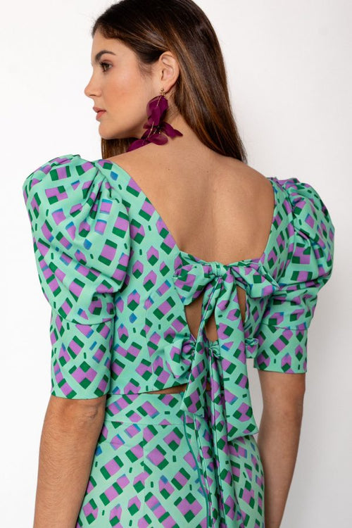 Conjunto Niza Estampado Verde