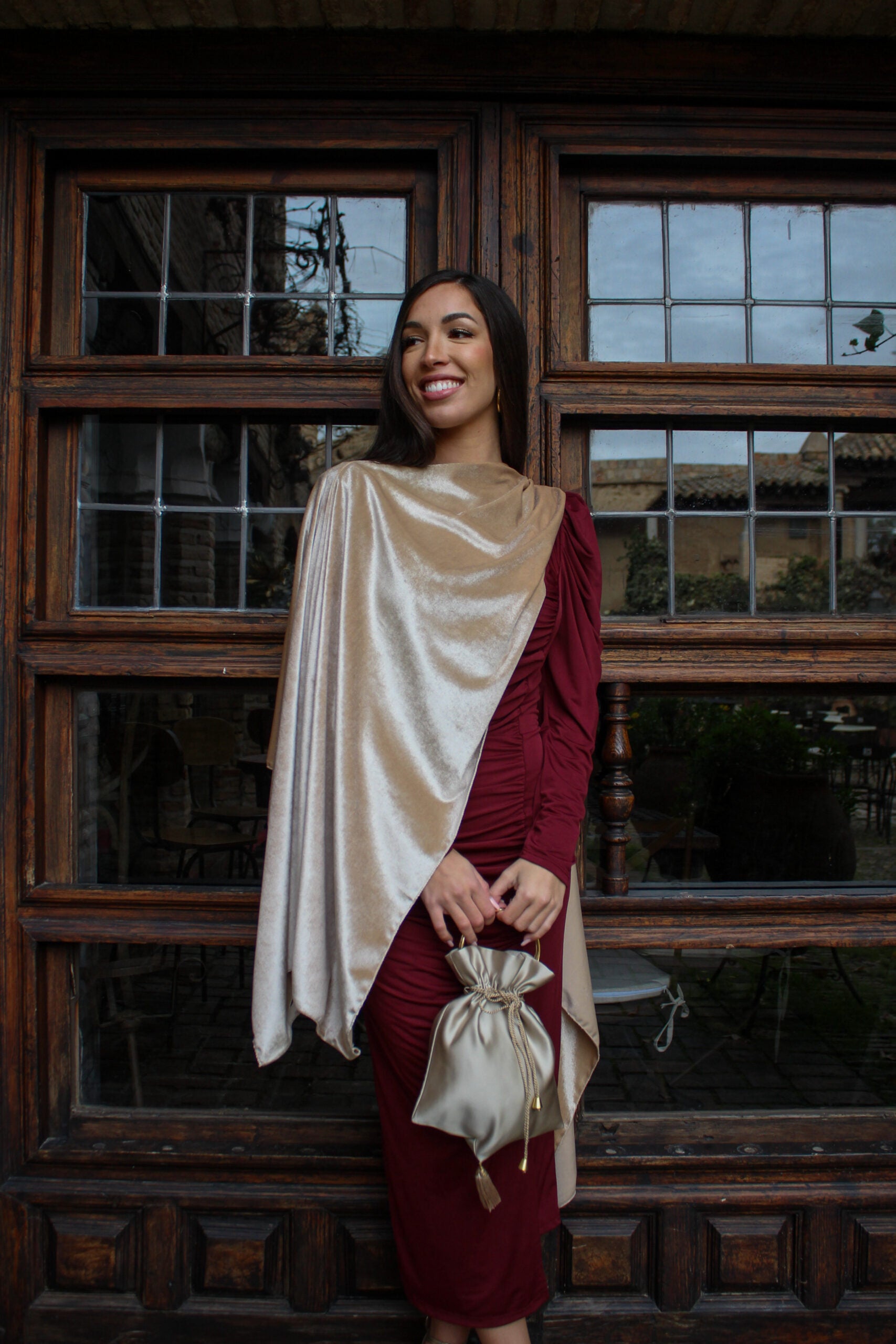 Capa Terciopelo Beige
