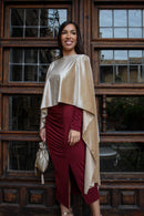 Capa Terciopelo Beige