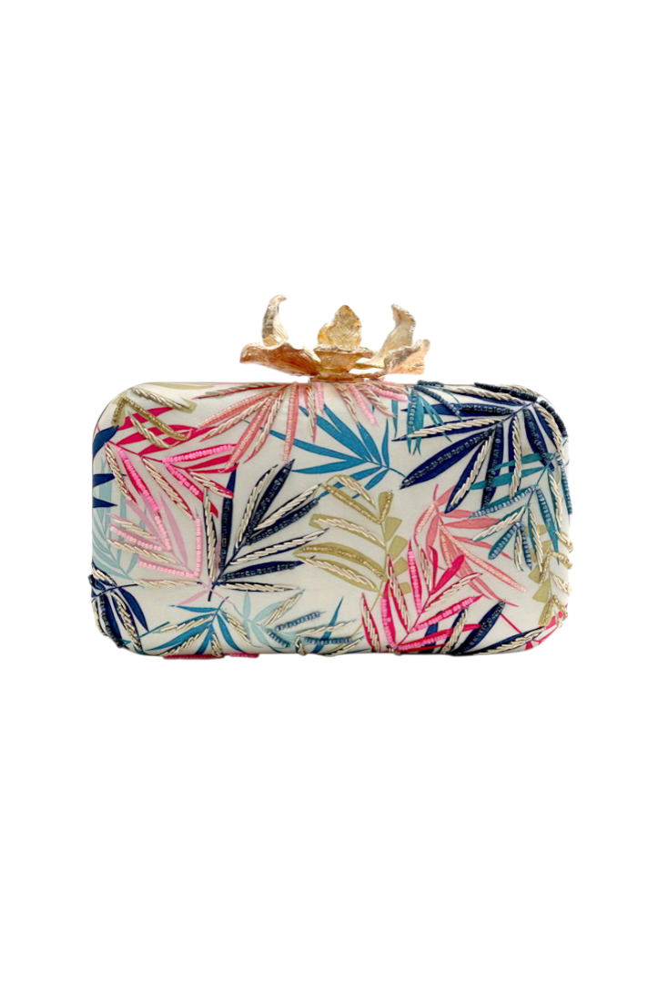 Clutch Flor Garra Palmeras