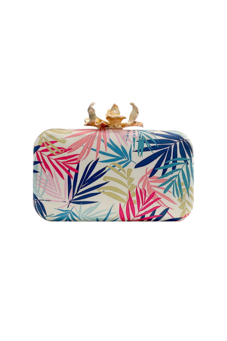 Clutch Flor Garra Palmeras