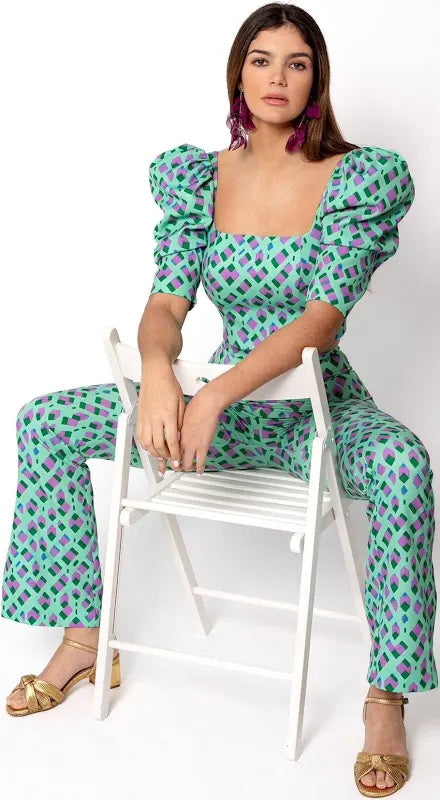 Conjunto Niza Estampado Verde
